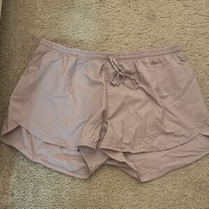 Old Navy Purple Athletic Shorts with Drawstring Waist